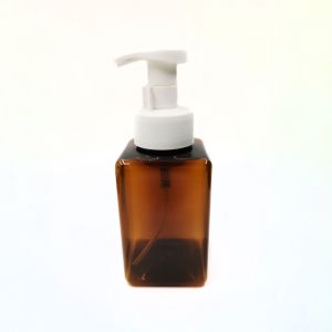 PET Square Foam Soap Airless Lotion Pump Bottle