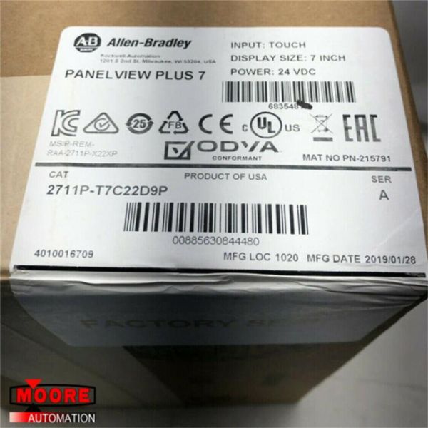 2711P-T7C22D9P 2711PT7C22D9P Allen Bradley AB Panelview Plus 7 Terminal,