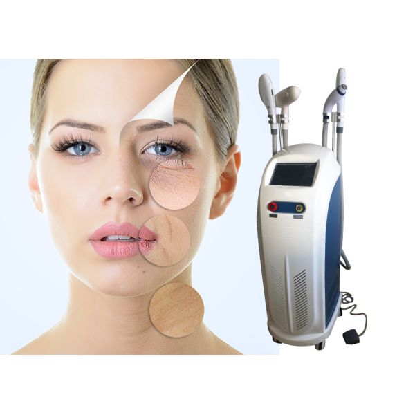 Multi Function IPL Laser Hair Removal Machine Skin Lifting 2200W Power 10MHz RF