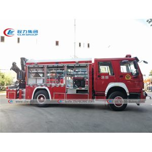 Sinotruk Howo 336HP 5T Rescue Fire Truck With Winch