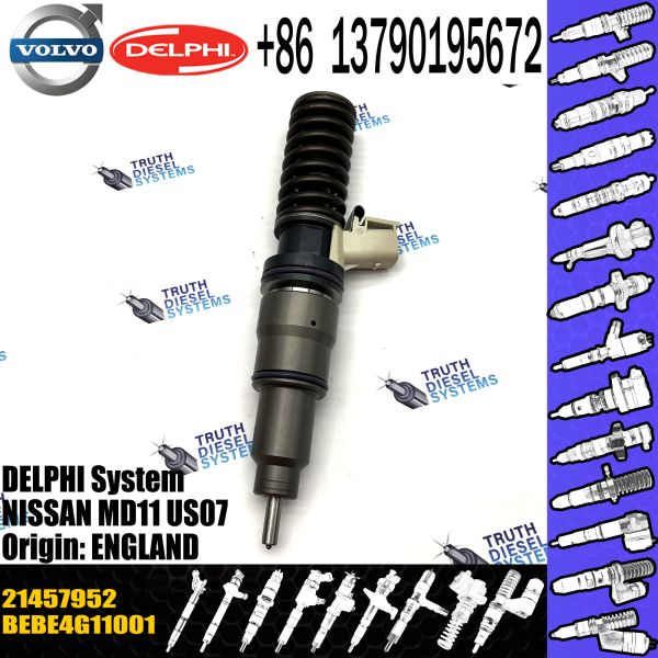 New Diesel Fuel Injector 21457952 21457952 21458369 21467658 for VOL BEBE4G11001 21457952 85003664 85013159