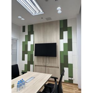 Wall Panels Fabric Wrapped Acoustic Sound Absorbing Fiberglass Board