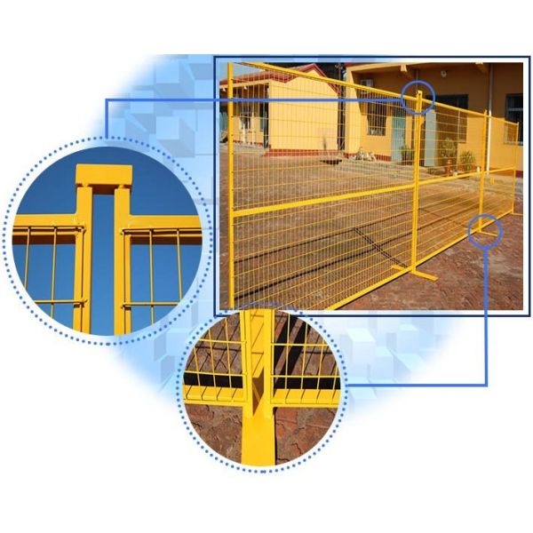 H4ft Movable Garden Fence , L12ft 9 Gauge Wire Fencing