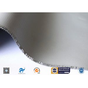 Double Sides Grey Silicone Rubber Coated Fiberglass Fabric E Glass Satin Weave