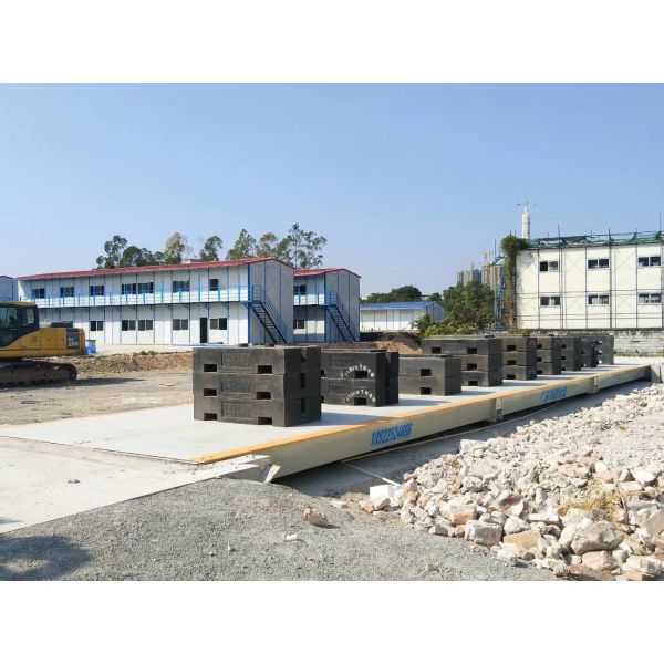 Buy Steel Structure Lorry Vehicle Weight Scales / Electronic Truck Scale 60 Ton To 120 Ton at wholesale prices