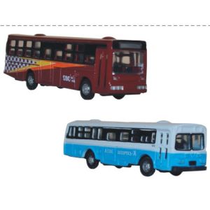 model alloy bus(without light),miniature model scale buses--1:150 bus,model