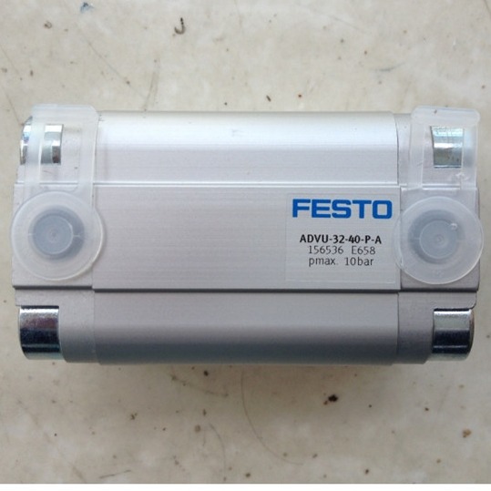 Festo Cylinder ADVU-32-40-P-A Silver -20°C To 80°C Elastic Cushioning Low