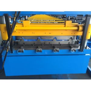 Quality 5.5KW AC Motor Corrugated Roofing Sheet Making Machine With Auto Stacker for sale