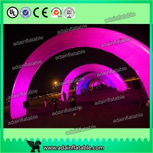 China White Inflatable Arch With LED Light , Event Inflatable Archway on sale