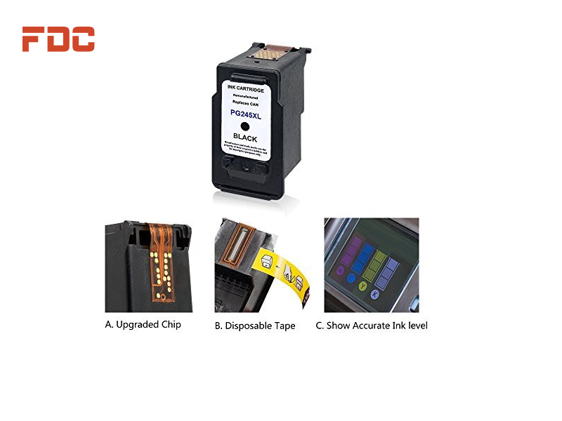 PIXMA IP2820 MG2420 Printer Rebuilt Ink Cartridges Canon PG 245XL Replacement