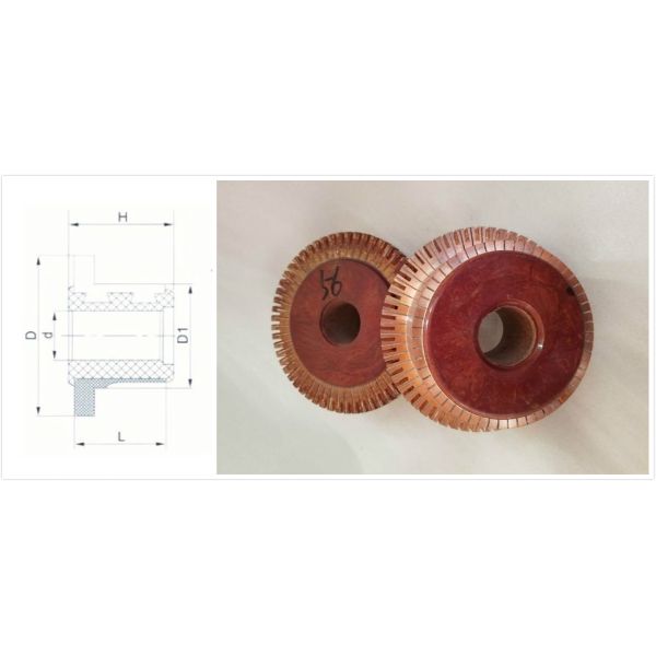 57 Segment Commutator , Mechanical Commutator For Tour Car Golf Cart