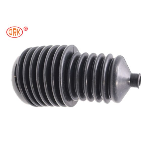 Buy Custom Rubber Bellow Sleeve Black Silicone Heat Resistance RoHs Approved at wholesale prices