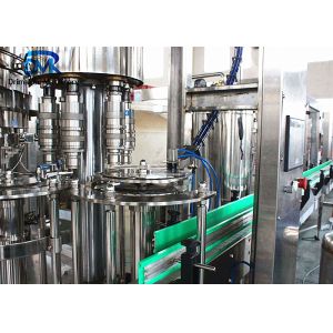 Stainless Steel Automatic Soda Bottling Machine / Carbonated Water Machine
