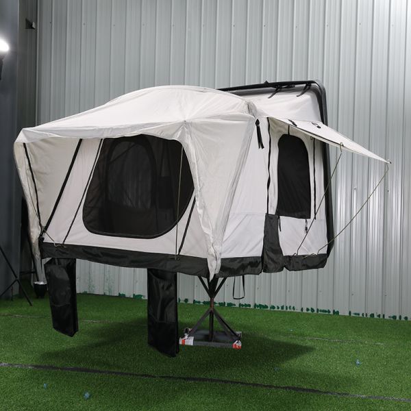 Buy 2-3 Person Fast Automatic Roof Top Tent Canvas PU Layer at wholesale prices