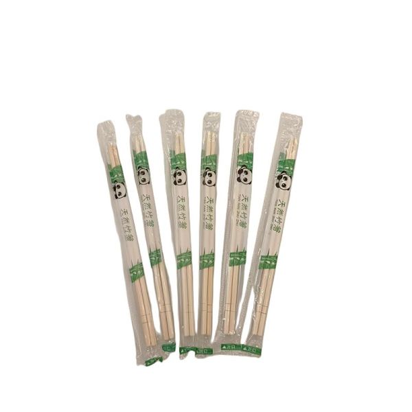 Buy Disposable Bamboo Chopsticks Flatware Type Chopsticks Custom Wrapping Paper for Environmental Protection in Restaurants at wholesale prices