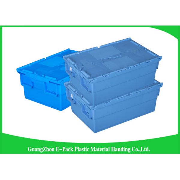 Buy Economic Plastic Food Storage Plastic Boxes , Supermarkets Attached Lid Distribution Containers at wholesale prices