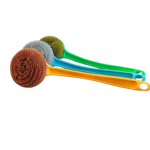 Buy Stainless Steel Cleaning Brush with Ergonomic Handle at wholesale prices