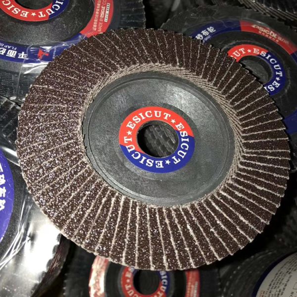 Buy Flexible 45p Flap discs MPA EN12413 stainless steel abrasive grinding wheel polishing shining dust removal at wholesale prices
