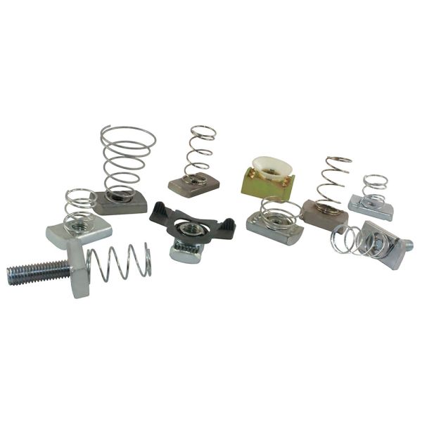 Buy Hot Dip Galvanized Spring Loaded Wing Nut For Construction Channel Steel 1/2"  1/4" at wholesale prices