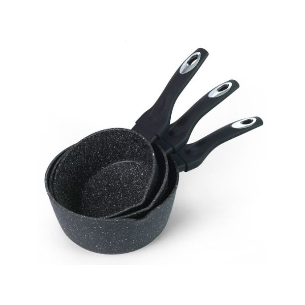 Buy Aluminum Alloy 3003 Ceramic Coating 20cm Aluminum Milk Pan at wholesale prices