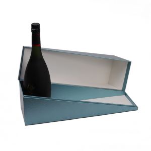 Custom inclined triangle clamshell hardcover box special-shaped hardcover box