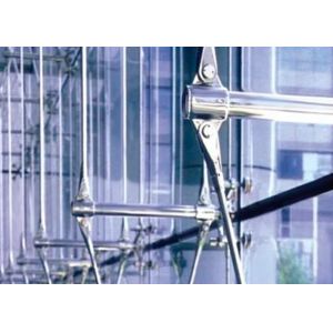 Customized Color Residential Curtain Wall , Air Tightness Unitised Curtain Wall