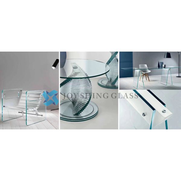 Low Iron Clear Toughened Glass For Furniture Custom Shape 8mm Low Iron Clear Toughened Glass For Furniture