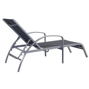 Aluminum / Teslin All Weather Poolside Outdoor Chaise Lounge