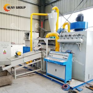 Earth Cable Copper Wire Separating Recycling Machine Plant with PLC Core