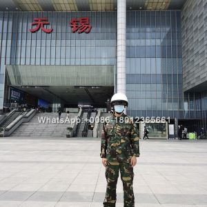 AI Thermal Imaging Policy Smart Temperature Measuring Helmet