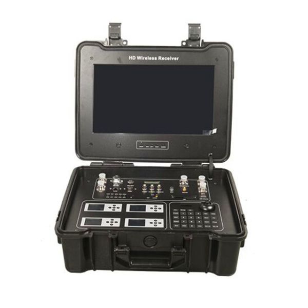 4 Channel Real Time COFDM Receiver , Long Range Wireless Video Transmitter