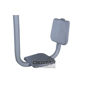 outdoor fitness equipment park wood outdoor leg stretcher