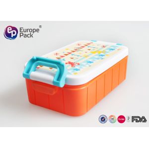 Portable Dustproof Kids Plastic Lunch Boxes Toddler Lunch Containers