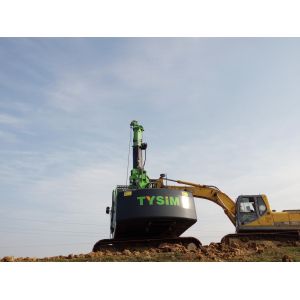 Max. torque 50kN.m Hydraulic Piling Rig TYSIM KR50A Foundation Drilling Rigs Max
