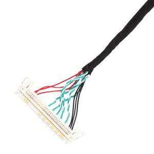 30 Pin Lvds Coaxial Cable Jae Fi-X30hl To Hirose Df13-30ds-1.25c