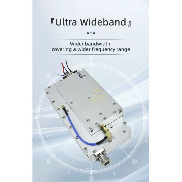 1500-2500MHz 100W Gan Lora Anti Uav Module Anti Portability Fpv Strike for DJI RF Power Amplifier with Ciculator