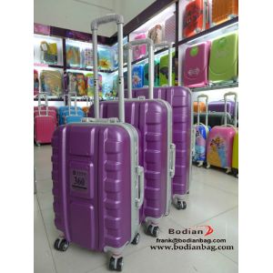 latest new type abs luggage sets with aluminum frame super light weight