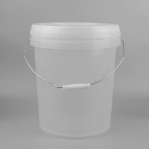 18 Liter Polypropylene Transparent Plastic Bucket 18 Liter Food Grade