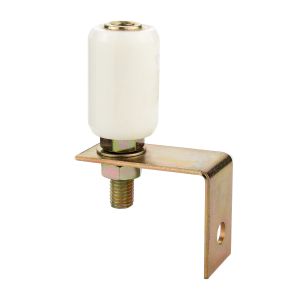 Quality 280kg Sliding Gate Guide Bracket Zinc Plated Steel Sliding Door Guide Bracket With Nylon Rollers for sale