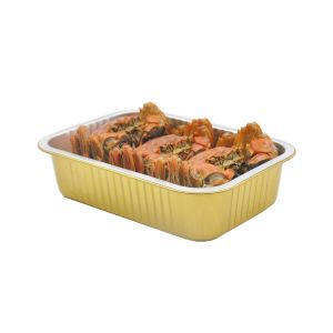 750ml rectangular aluminum foil sealed box