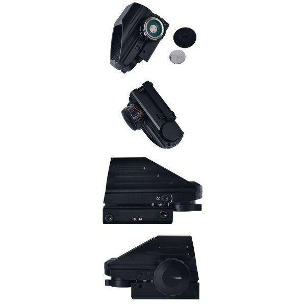 22mmX33mm Objective Dia Red Green 4 Patterns Reticle Reflex Red Dot Reflex Sight