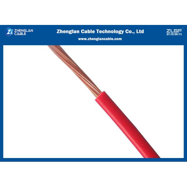 300/500v Low Smoke Zero Halogen Cable , Flame Retardant Single Core Non Sheathed
