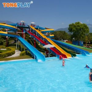 Amusement Rainbow Water Slide Eco Commercial Water Slide Equipment