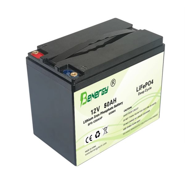 BENERGY 12V 52Ah LiFePO4 Battery Pack for Marine Solar UPS