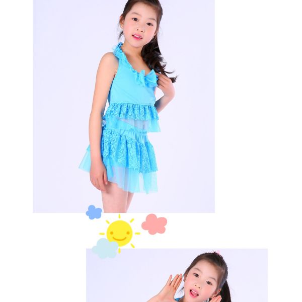 2019 Girls Swimsuit Two Piece Children Swimwear Summer Style Girls Swimming Beachwear