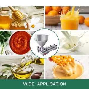 Semiautomatic Bottle Hot Sauce Glass Bottle Filling Machine