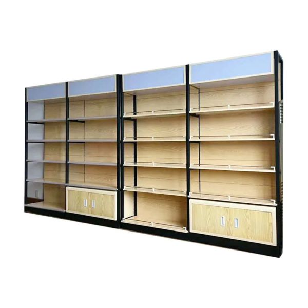 Reliable Quality Supermarket Gondola Shelf With End Shelf Heavy Duty Cold-rolled