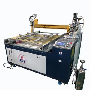 Quality ab epoxy dispenser adhesive glue spraying machine Potting epoxy machine for sale