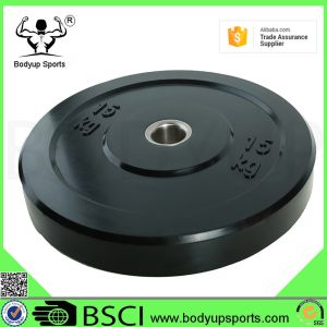 Two Kinds of Logo Barbell Solid Rubber Bumper Plates