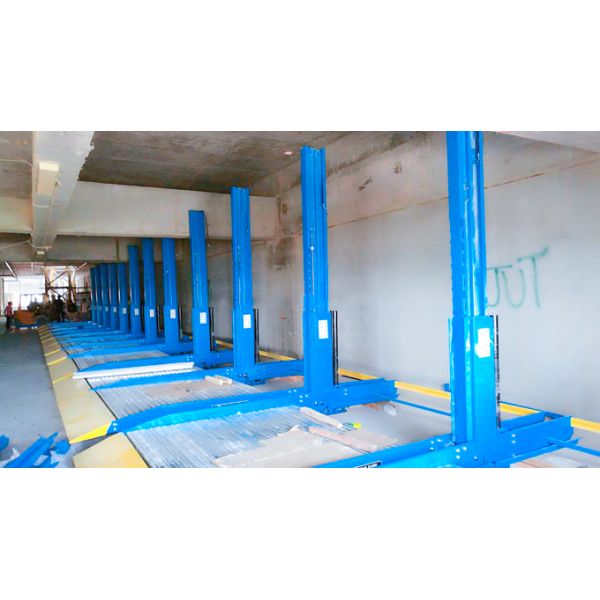 AA4C 2 Post Car Parking Dual Column Parking Lift Auto Storage Automobile Parking Lift 2.3T 2.7T 3.2T